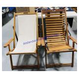 Folding Bamboo & Sling Chairs