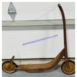 Vintage Radio Line Metal Scooter (Missing Handles)