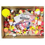 Lot of Fishing Bobbers