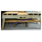 Wooden Workbench w/ Sub-Table 8