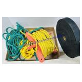 Lot of Nylon Rope & Strap Spool