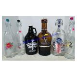 6 Glass Bottles