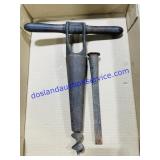 Antique T Handle Auger & Stake