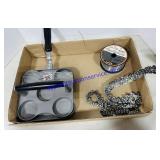 Chainsaw Chain, Burger Press, & Welding Wire