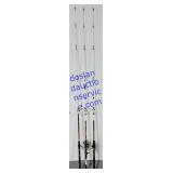 3 Shakespear Catfish Rods w/ 2 Reels