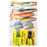 6 Rubber Fishing Lures