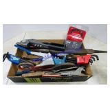 Lot of Rivet Guns, File, Snips, Etc