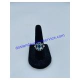 925 Stamped Jeweled Ring Size 6