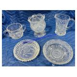 5 Pieces of Misc Glassware
