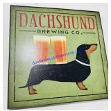 Dachshund Brewing Co. Print 27x27" (Wear)
