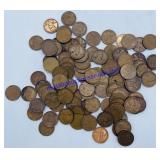 100 1942 Wheat Pennies