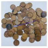 100 1940 Wheat Pennies