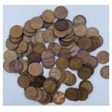 100 1942 Wheat Pennies