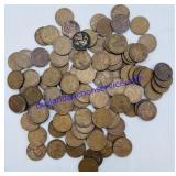 100 1945 Wheat Pennies