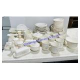 Large Paltzgraff Tea Rose Pattern Dish Set