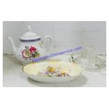 Teapot, Small Serving Dish, & Juicer