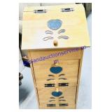 3 Compartment Wooden Storage Stand 16x12x36"