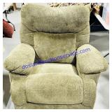 Green Upholstered Rocking Recliner