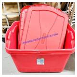 3 29 Gallon Totes w/ Lids