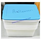 5 58 Qt Totes w/ Lids