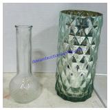 Pair of Decorative Glass Vases
