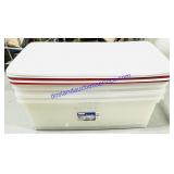 5 96 Qt Totes w/ Lids