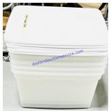 5 73 Qt Totes w/ Lids