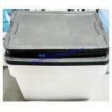 5 64 Qt Totes w/ Lids