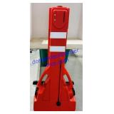 Portable, Foldable Plastic Traffic Barrier 41.5"