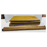 4 Felt Folding Table Protectors and 2 Wooden