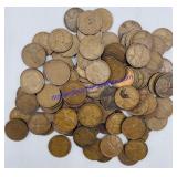 100 1940 Wheat Pennies