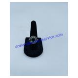 925 Stamped Jeweled Ring Size 6.25