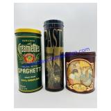 Vintage Noodle & Cookie Tins