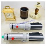 Star War Toy Sabers, Battery Clock, Candlestick
