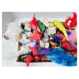 Lot of Christmas Bird Decorations