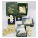 9 Snowbabies Christmas Ornaments