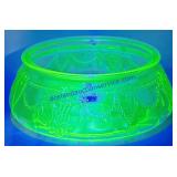 Uranium Glass Trinket Dish