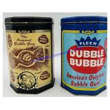 Vintage Fleer Dubble Bubble Tins