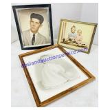 3 Framed Vintage Photographs