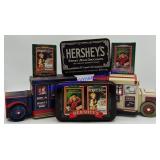 Hersheyï¿½s Tin Lot w/ Playing Cards