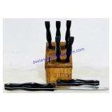 7 Cutco Knifes w/ Knife Block