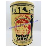 Vintage Potato Chip Tin