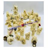 Snowbabies including 3 Musical Carousels