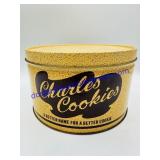 Vintage Charles Cookies Tin