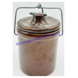 Stoneware Lidded Crock
