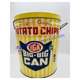 Vintage Crisp-N-Good BIG-BIG Can. Chicago, ILL.