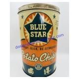 Vintage Blue Star Potato Chips