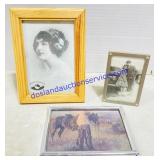 3 Framed Vintage Photographs