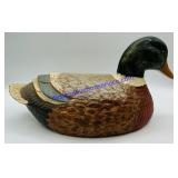 Ceramic Mallard Duck Figure
