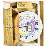 Thermometer, Cheese Box, & Tea Box